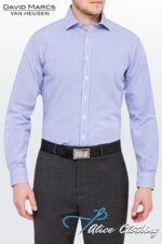 MSLT18 David Marcs Men’s Euro Tailored Fit Shirt Premium