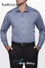 Van Heusen Mens Classic Relaxed Fit Long Sleeve Shirt A103