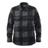 Carbon/Black Plaid