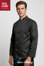 CH232ML YesChef Mens Zest Long Sleeve Jacket
