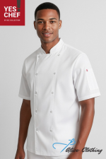 YesChef Mens Zest Short Sleeve Jacket CH232MS