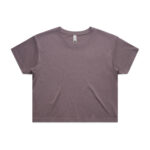 4062F FADED CROP TEE FADED MAUVE  55467 scaled