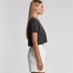 4062F FADED CROP TEE SIDE 18188