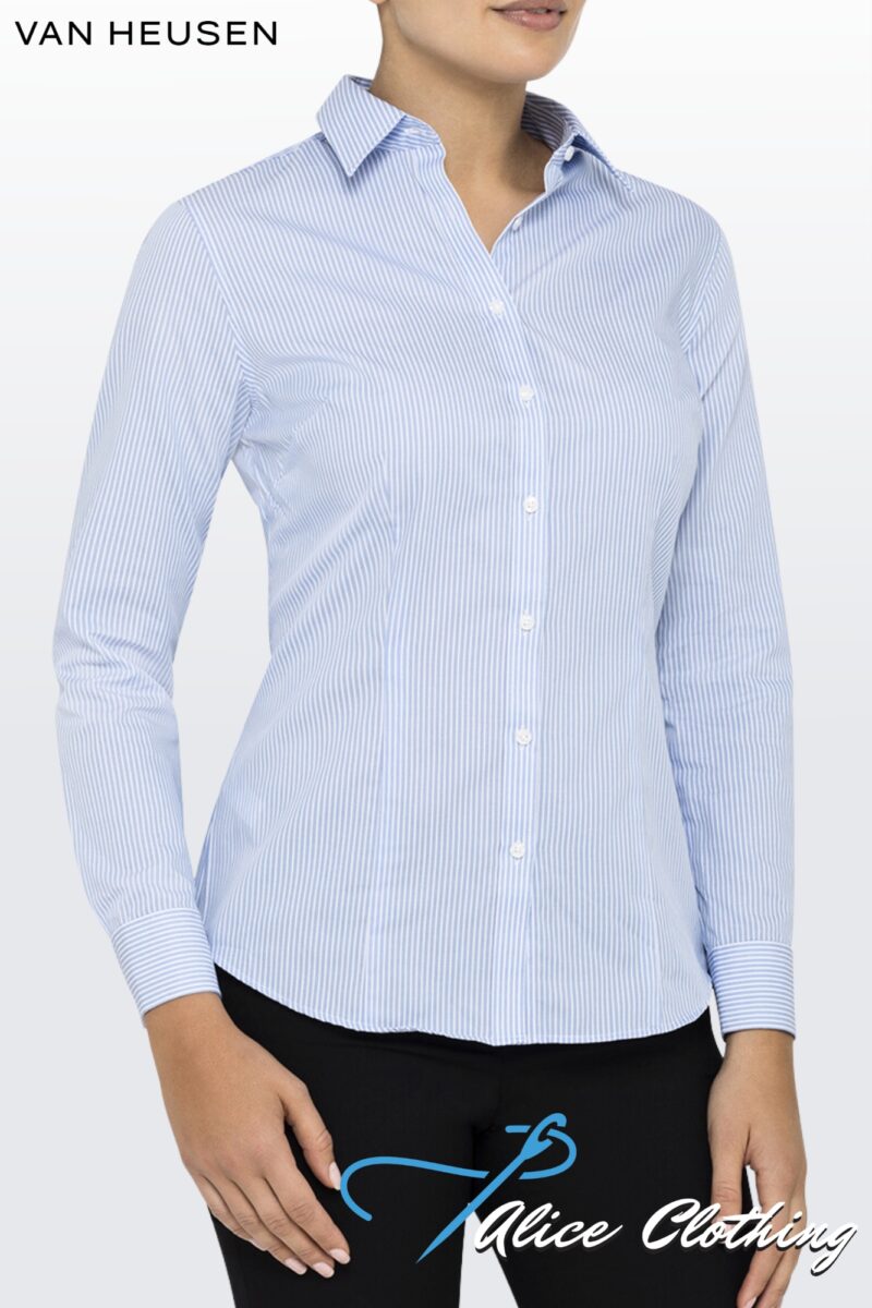 AWL160 VH Womens Classic Fit Stripe Shirt