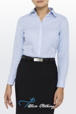 David Marcs Wos Classic Fit Shirt Stripe Easy Care WSLC15