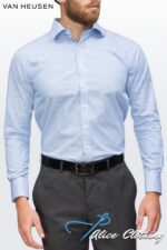 E160 VH Mens Euro Tailored Fit Stripe Shirt - Alice Clothing E160 VH Mens Euro Tailored Fit Stripe Shirt