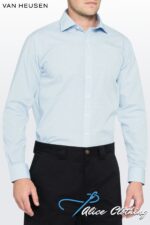 E169 VH Mens Euro Tailored Fit Check Shirt