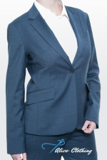 WTJR51 David Marcs Ladies Relax Fit Wool Blend Jacket