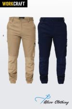 WP4018 Stretch Cargo Pants with Elasticised Hem