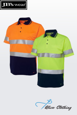 6HVST - Alice Clothing 6HVST JB's HiVis S/S (D+N) Traditional Polo