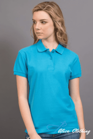 BAXSY 1008 Ladies Delta Polo Turquois