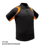 ST1238 Black White Orange  78814