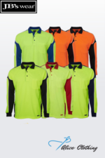 6AP4L JB's Hi Vis L/S Arm Panel Polo