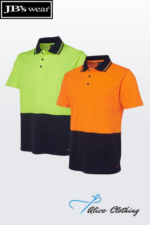 6NCCS JB's HiVis Non Cuff S/S Cotton Back Polo