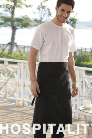 BOCINI Polyester Drill ¾ Apron No Pocket WA0654