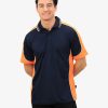 Navy/Orange/White
