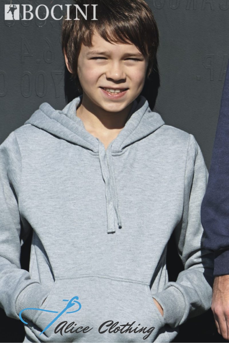 CJ1339 BOCINI Kids Lightweight Pullover Hoodie