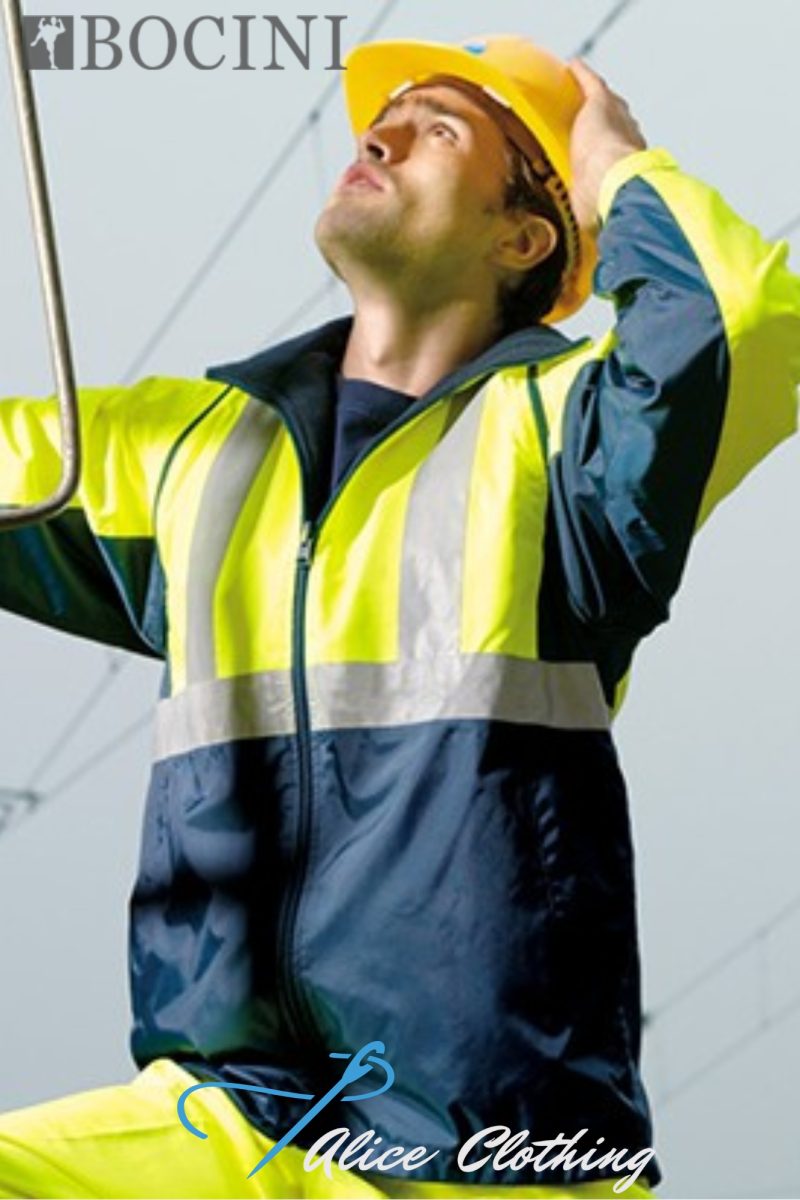 BOCINI Hi-Vis 3 In 1 Jacket With Reflective Tape | SJ0642