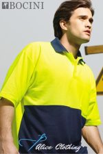BOCINI HiVis S/S Poly Cotton Polo | SP0359