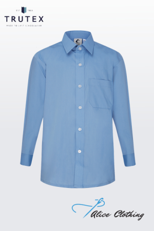 Trutex Long Sleeve Shirt with Button Up Collar ATSP