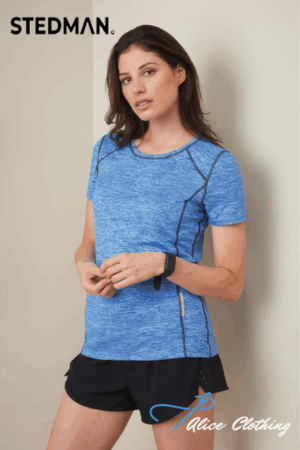 ST8940 Stedman Womens Recycled Sports T Reflect - Alice Clothing ST8940 Stedman Womens Recycled Sports T Reflect
