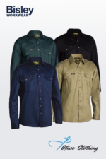 BS6433 Bisley Original Cotton Drill Shirt Long Sleeve - Alice Clothing BS6433 Bisley Original Cotton Drill Shirt Long Sleeve