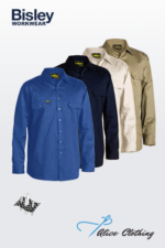 BS6893 Bisley Cool Lightweight Drill Shirt - Alice Clothing BS6893 Bisley Cool Lightweight Drill Shirt
