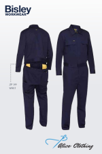 Bisley Work Coverall with Waist Zip Opening BC6065 - Alice Clothing Bisley Work Coverall with Waist Zip Opening BC6065