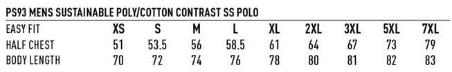 PS93 SIZE