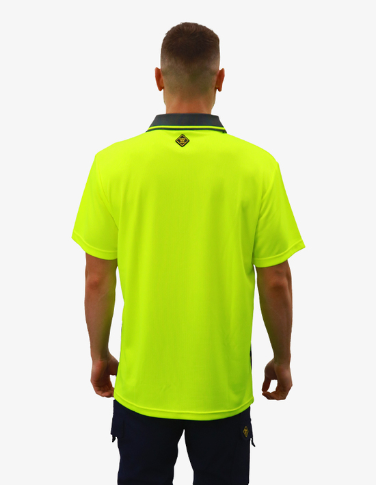 SFWP15 FLURO YELLOW BLACK CAMO BACK