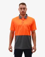 SFWP150 FLURO ORANGE CHARCOAL