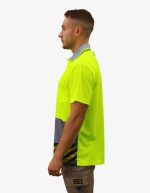 SFWP20 FLURO YELLOW DIAMOND SIDE - Alice Clothing SFWP20 FLURO YELLOW DIAMOND SIDE