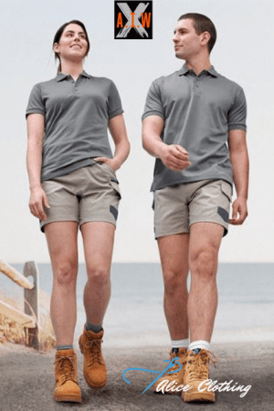 WP29 Unisex Cotton Stretch Drill Cuffed Work Shorts 1