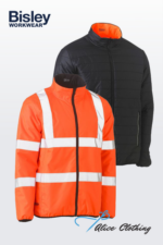 Bisley Taped HiVis Puffer Reversible Jacket | BJ6350HT