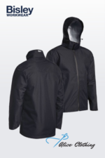 Bisley Lightweight Ripstop Rain Jacket with Concealed Hood | BJ6926