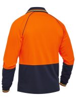 BK6440 Orange Navy Back