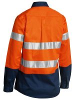 BLT6456 Orange Navy Back