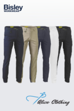 BPC6028 Bisley Stretch Cotton Drill Cargo Cuffed Pants