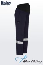BPLM6009T Bisley Wos Maternity Taped Cotton Drill Work Pants