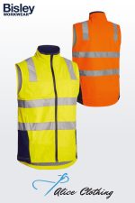 Bisley Taped HiVis Soft Shell Vest | BV0348T - Alice Clothing Bisley Taped HiVis Soft Shell Vest | BV0348T
