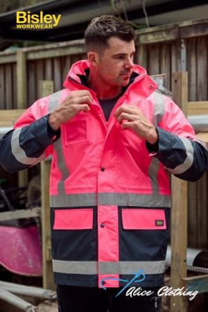 Bisley Taped 5 in 1 Rain Jacket BK6975