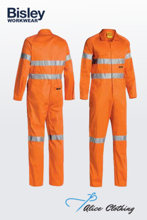 Bisley Taped HiVis Lightweight Coverall BC6718TW