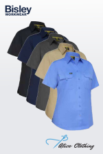 Bisley Womens X Airflow™ Ripstop Shirt BL1414 - Alice Clothing Bisley Womens X Airflow™ Ripstop Shirt BL1414