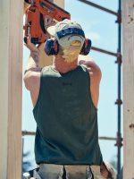 BKS063 Army Green Back Model