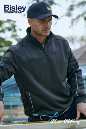 Bisley Work Fleece ¼ Zip Pullover with Sherpa Lining BK6924
