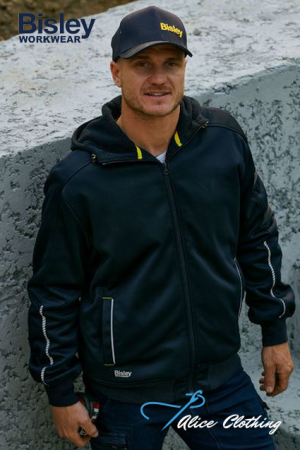 Bisley Zip Front Fleece Hoodie with Sherpa Lining BK6925