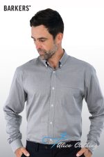 barkers norfolk shirt grey mens 1 copy