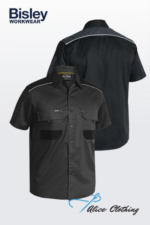 bs1133 Bisley Flx Move™ Short Sleeve Mechanical Stretch Shirt