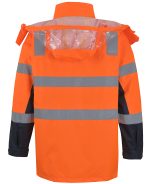 6DNCJ OrangeNavy Back Hoodie