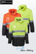 6DNLL JB's Hi Vis (D+N) Long Line Jacket